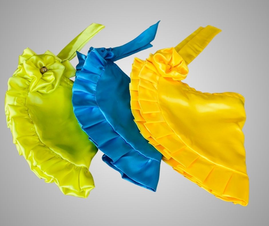 Crescent Foula with Ruffles